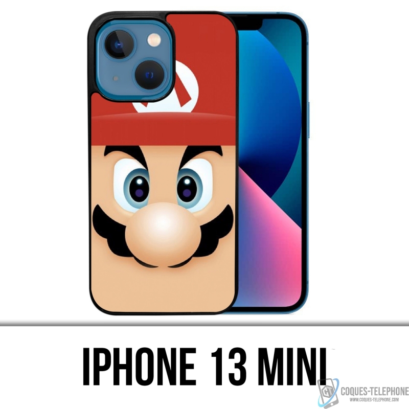 Coque iPhone 13 Mini - Mario Face