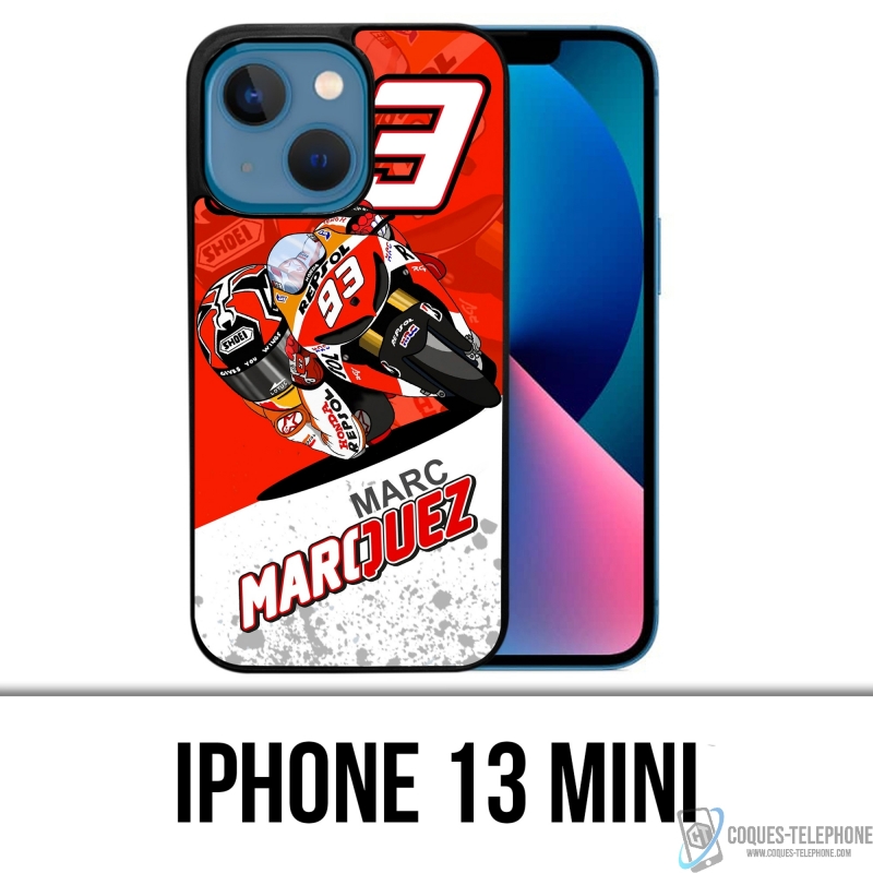 Coque iPhone 13 Mini - Marquez Cartoon