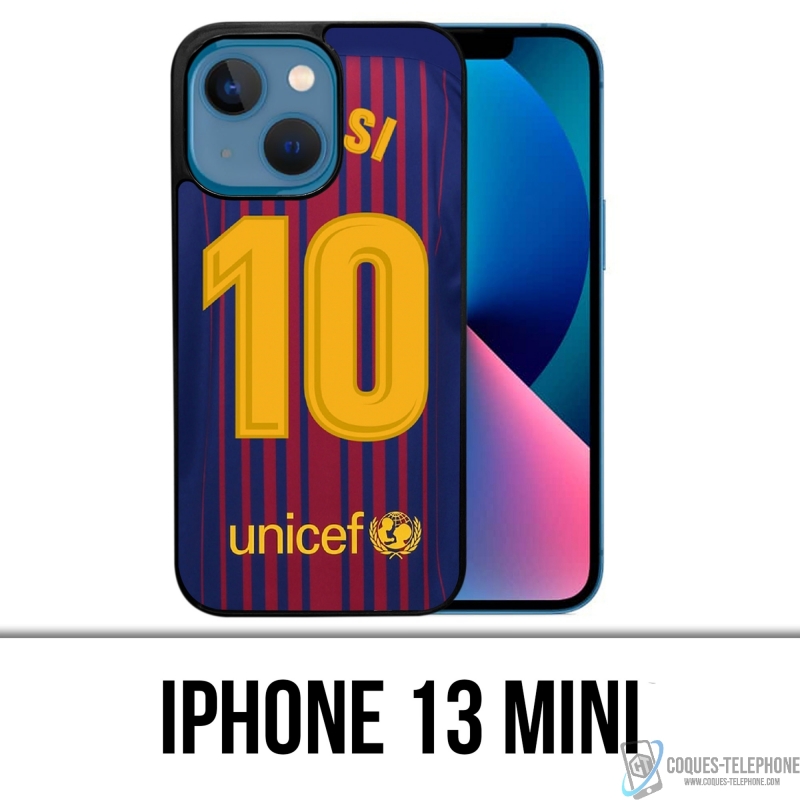 Coque iPhone 13 Mini - Messi Barcelone 10