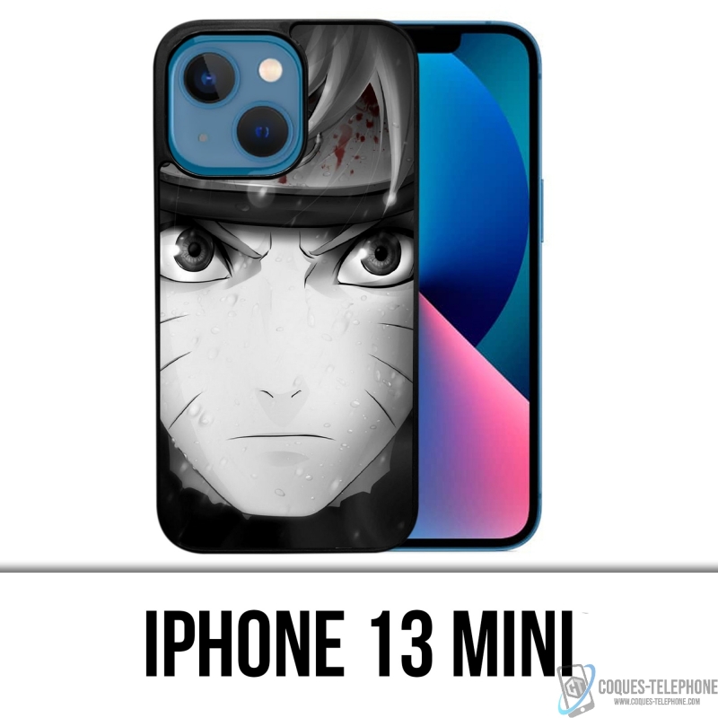 Coque iPhone 13 Mini - Naruto Noir Et Blanc