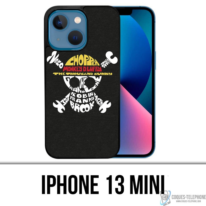 Coque iPhone 13 Mini - One Piece Logo Nom