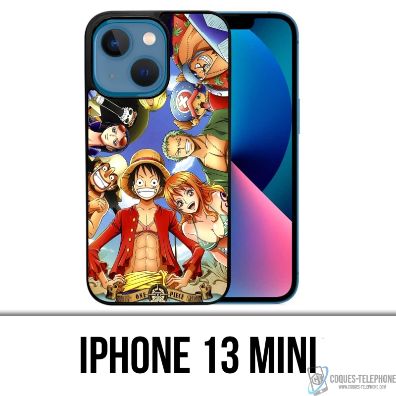 Funda Mini para iPhone 13 - Personajes de One Piece